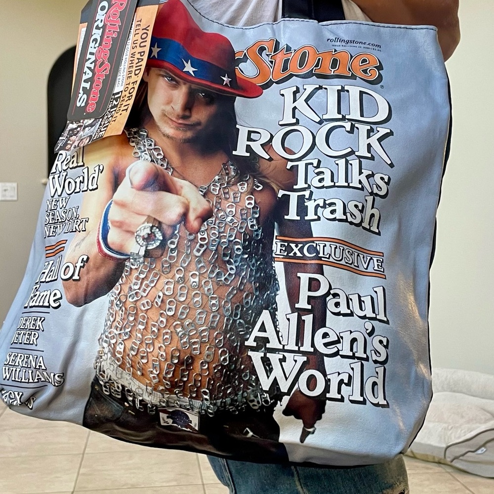 2 brand new kid rock totes. 16 x 16 brand new with tags.